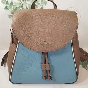 Leila Backpack Colorblock Baltic Sea Kate Spade Blue And Tan kate spade | Bags | Leila Backpack Colorblock Baltic Sea  main image 2